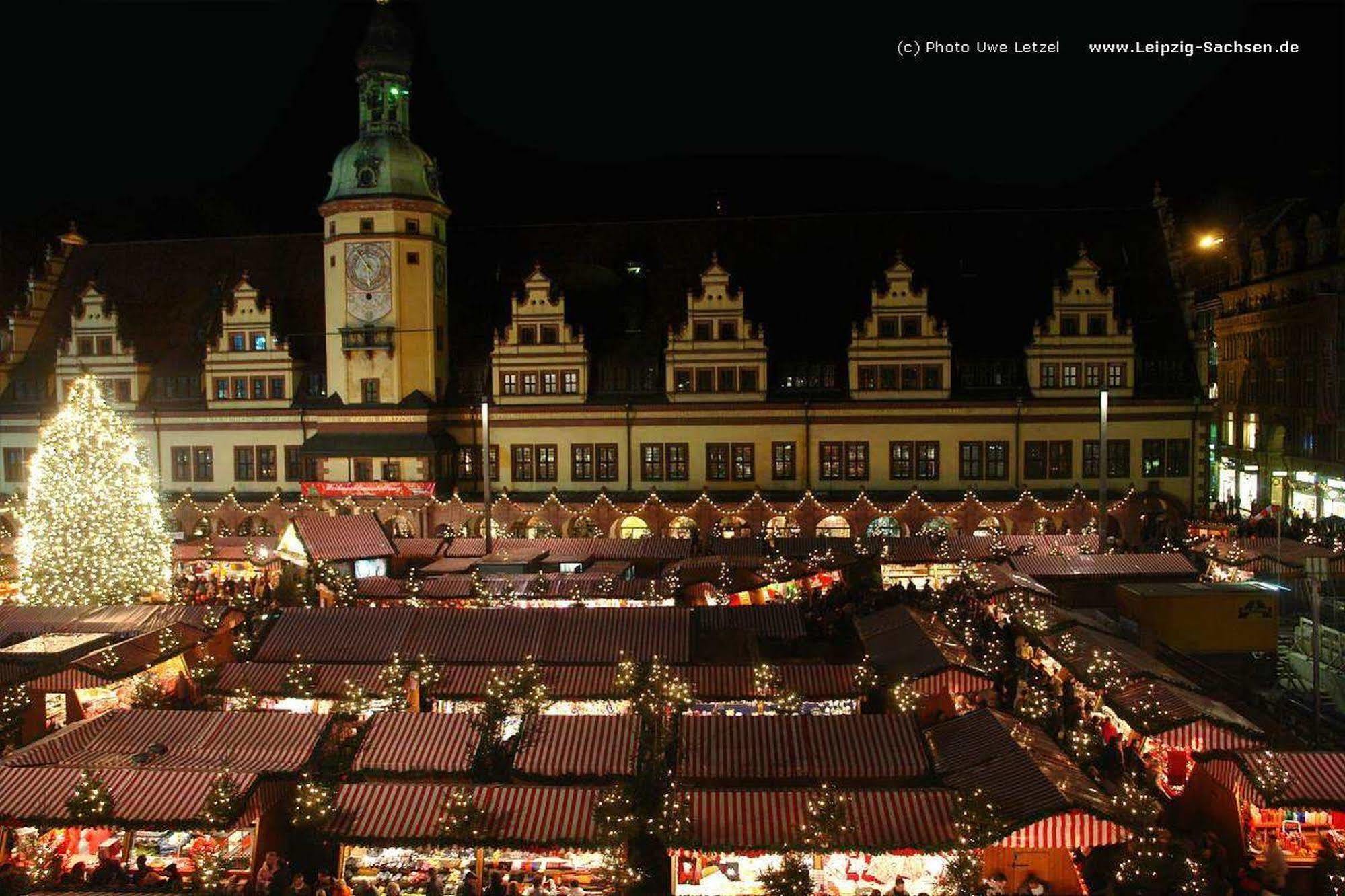 Pension Schlafgut ไลป์ซิก ภายนอก รูปภาพ